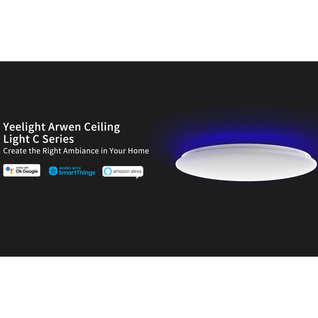 [2021 MIHOME GLOBAL] ĐÈN LED ỐP TRẦN THÔNG MINH YEELIGHT ARWEN C Series - 50W - Led RGB hắt trần - Nhập khẩu Chính hãng