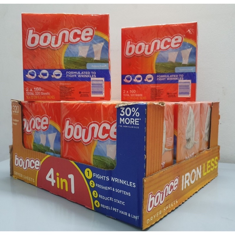 Giấy Thơm Khử Mùi Hôi Bounce Outdoor Fresh Tách Hộp