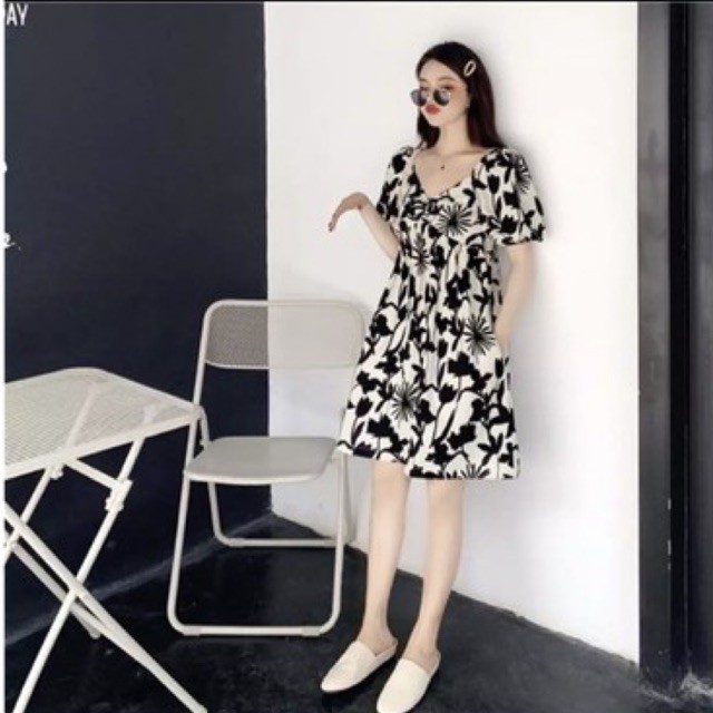 Váy nữ ❤️FREESHIP❤️ Đầm hoa Quảng Châu oder giá rẻ