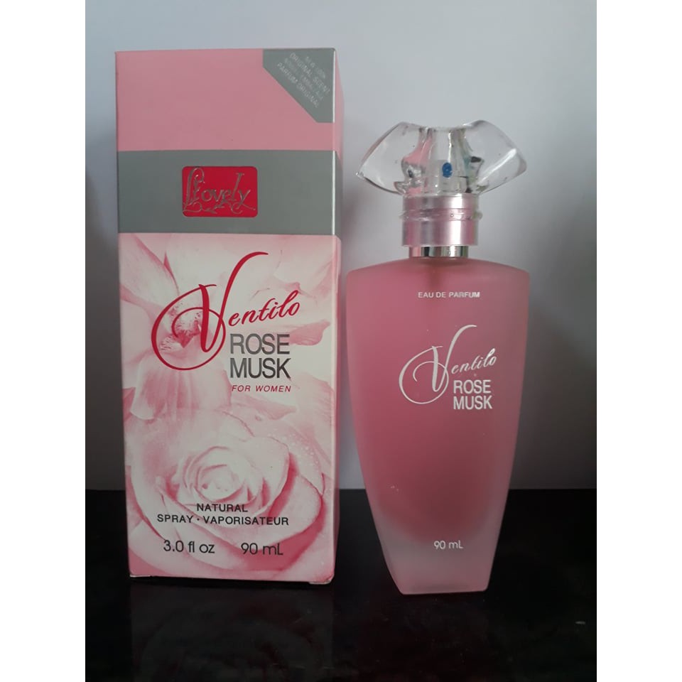 Nước hoa Ventilo Rose Musk VIỆT NAM 90ML Hồng