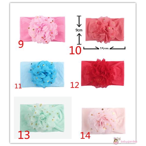 Băng đô hoa xinh xắn cho bé gái