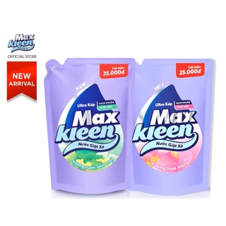 Combo 2 túi nước giặt Maxkleen hương hoa nắng và vườn sớm mai 2.4kg