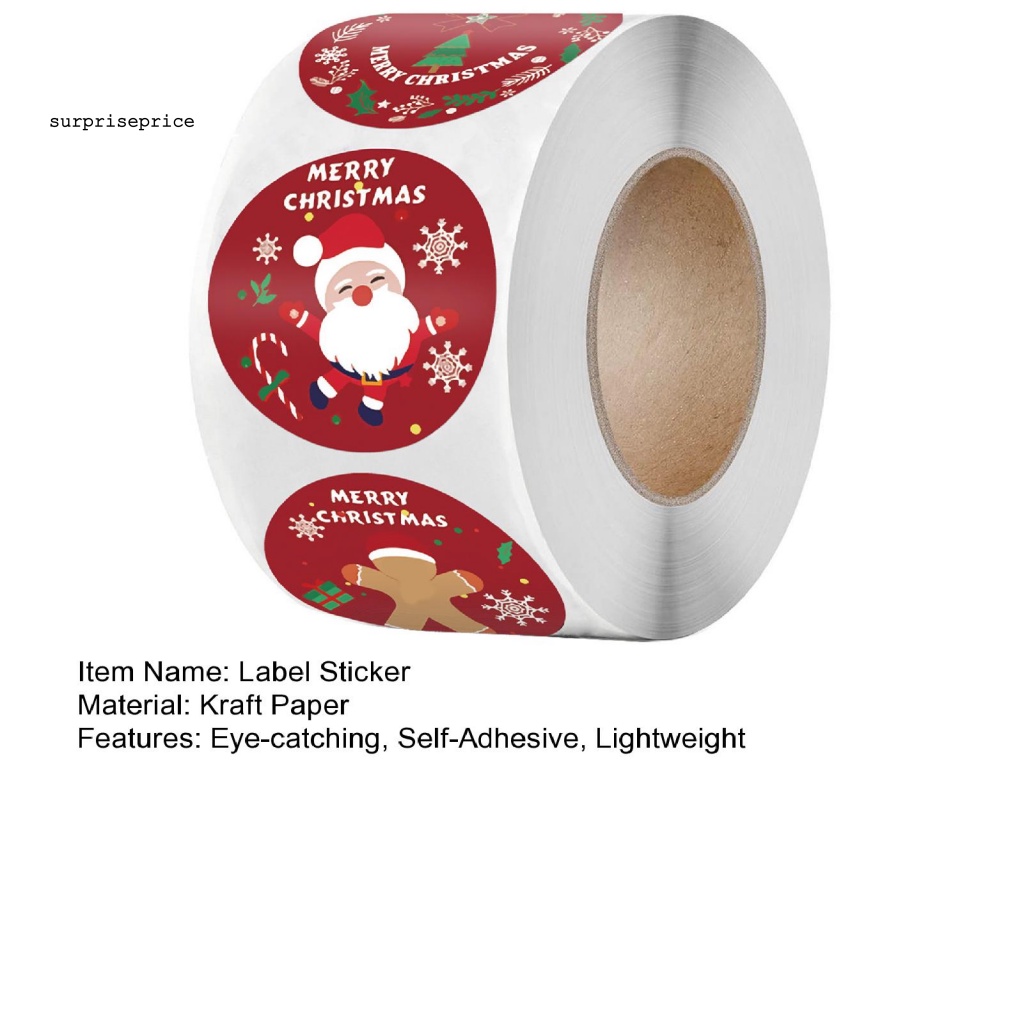 1 Cuộn Sticker Dán Trang Trí Giáng Sinh