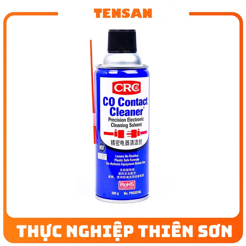 Bình xịt làm sạch,dung dịch làm sạch CRC CO Contact Cleaner 300gr