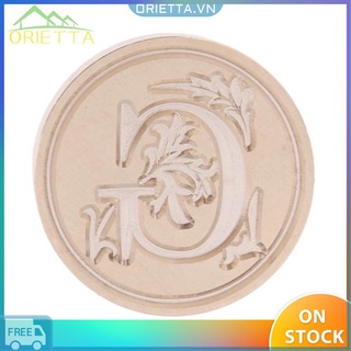 Retro Flower Letter F-N Envelope Sealing Wax Copper Seal Stamp Post Decor