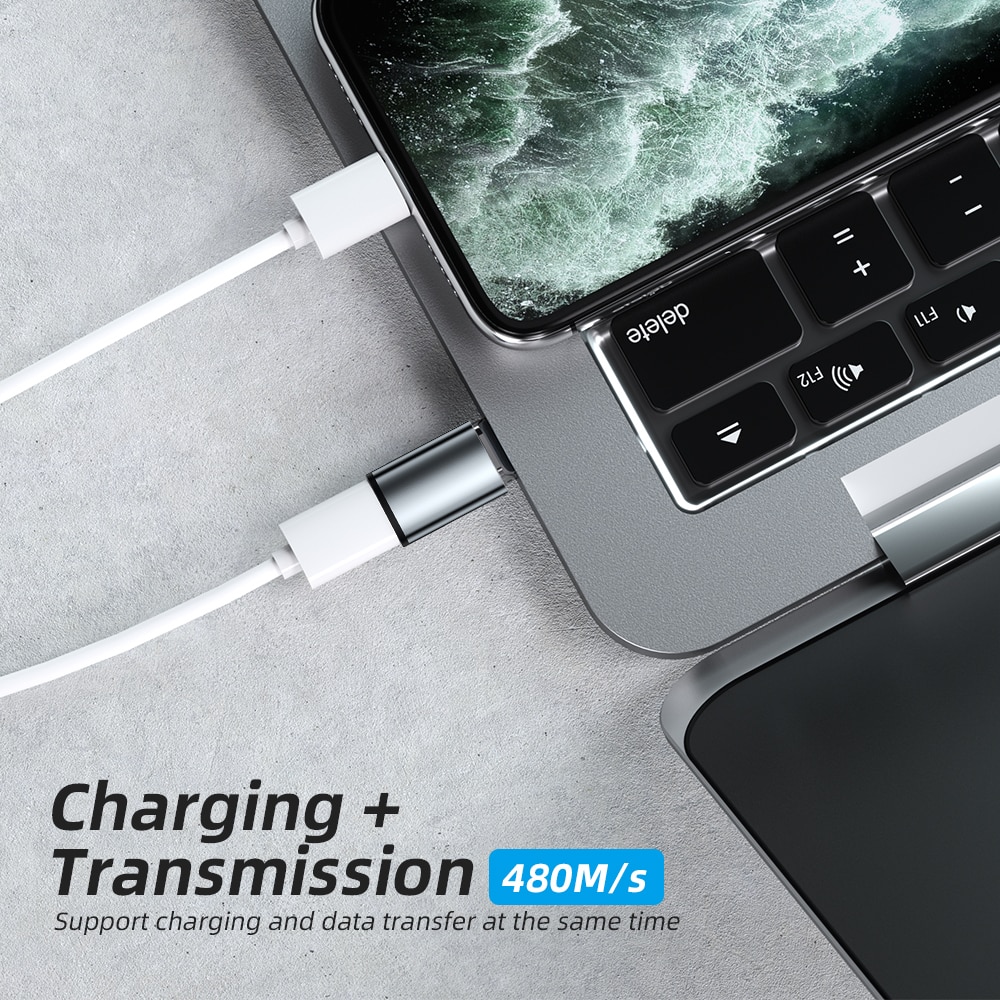 Đầu chuyển đổi sạc ANKNDO Type C / Micro USB có nam châm thích hợp cho điện thoại Samsung