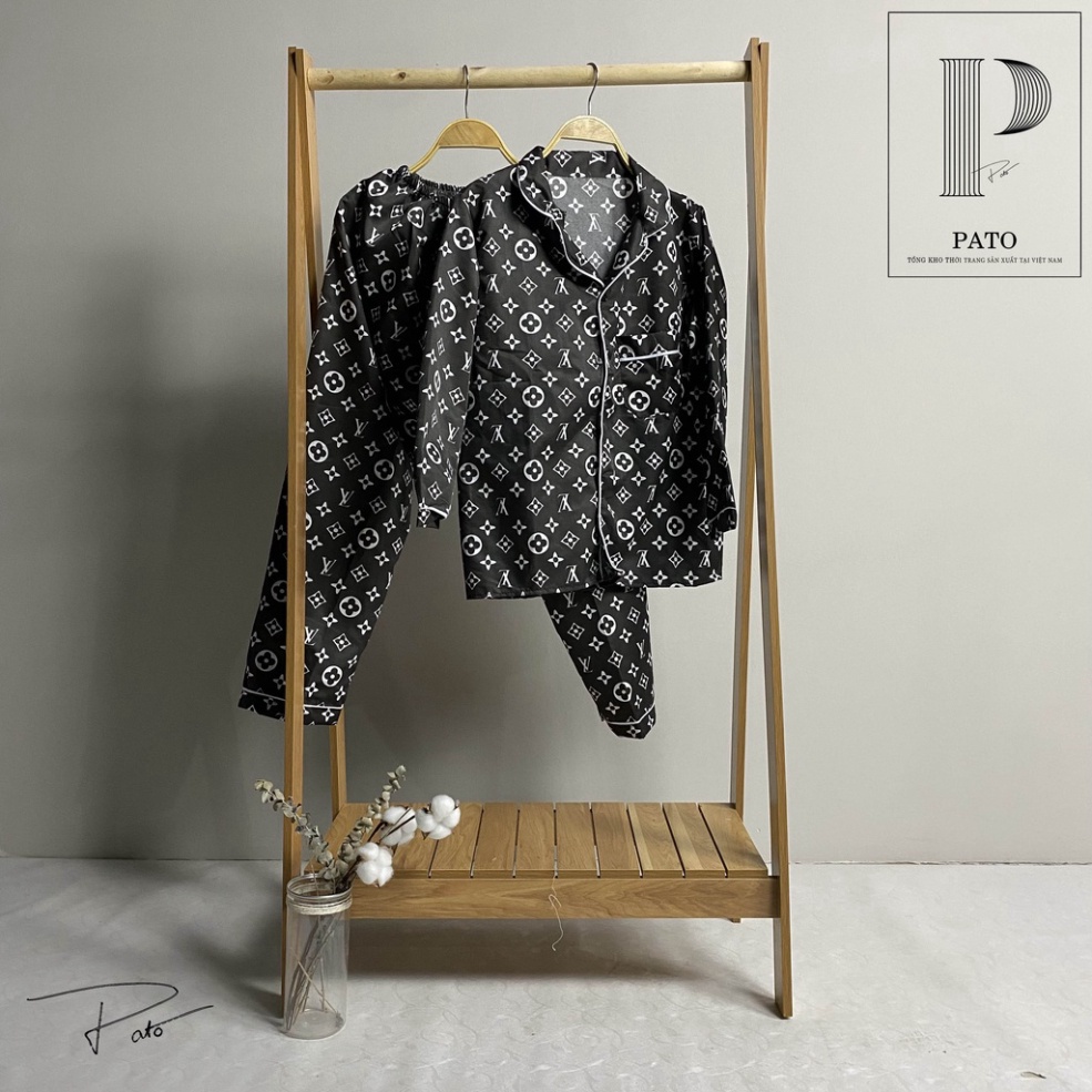 Bộ pijama kate form chuẩn, nhiều mẫu mã dễ thương áo dài quần dài chất kate loại 2 (ảnh thật shop chụp) | BigBuy360 - bigbuy360.vn