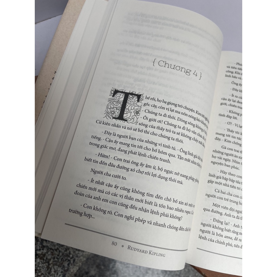 Sách NXB Kim Đồng bìa cứng  - KIM – Rudyard Kipling – ấn bản kỷ niệm 65 năm thành lập xnb kim đồng