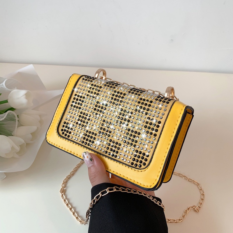 Túi Đeo JASMIN NOIR Chéo Họa Tiết Kẻ Ô Kim Cương Cho Nữ