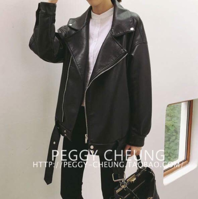 Áo khoác da 2 lớp style Hàn Quốc | Leather Jacket