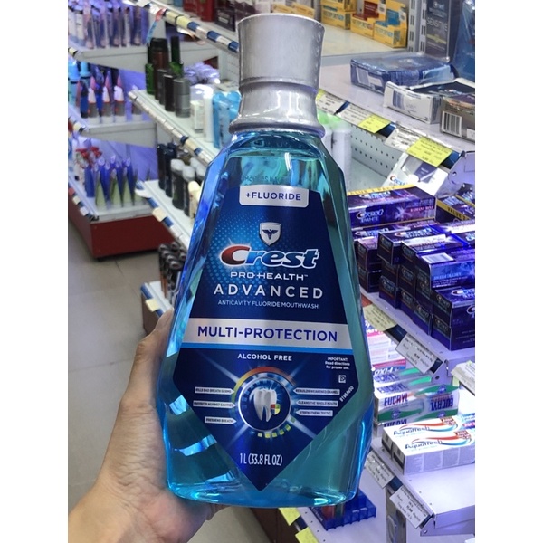 Nước súc miệng Crest Pro Health Advanced 1lít