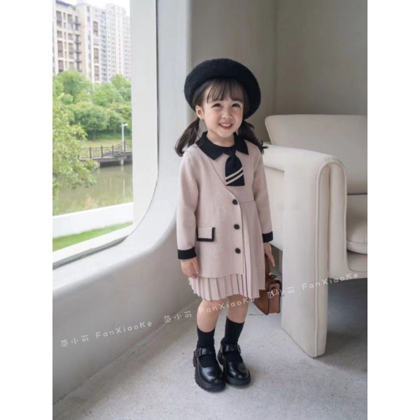 Váy len quảng châu cao cấp cho bé nhiều mẫu