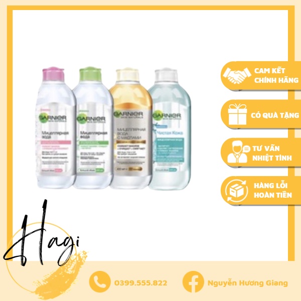 Nước tẩy trang Garnier 400ml - Guu