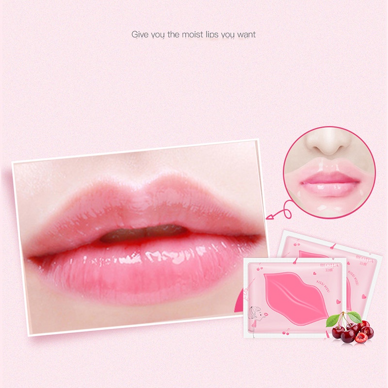 [Hàng mới về] Mặt nạ môi Beotua dưỡng ẩm tẩy tế bào chết làm mờ nếp nhăn trên môi