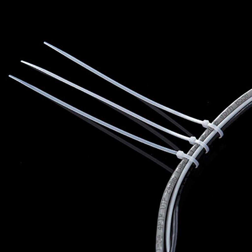 Túi 100 dây rút tự khóa bằng nhựa nylon chống mài mòn 2.5x20cm/ 2.5x10cm tiện lợi