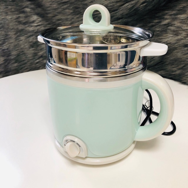 NỒI NẤU ĐIỆN ĐA NĂNG MINI 2L KÈM XỬNG HẤP, ĐẾ CẮM ĐIỆN RỜI