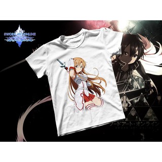 Áo thun Cotton Unisex - Anime - Sword Art Online - Asuna