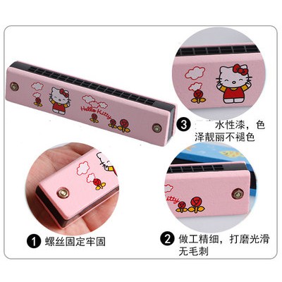 Trẻ em nhỏ Harmonica đồ chơi harmonica bé 1-3-6 tuổi trẻ em sơ sinh âm nhạc học trẻ em Thổi Kèn cô gái