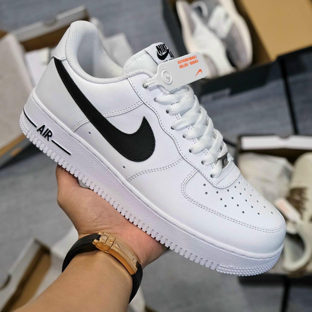 [hỗ trợ đổi trả] Giày  Air Force 1, AF1 móc đen bản chuẩn Trung full phụ kiện tặng box bảo vệ