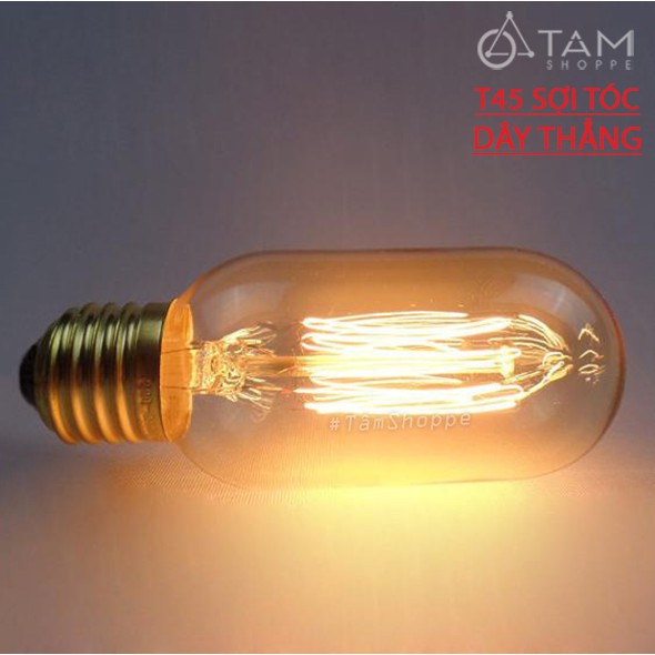 Bóng đèn sợi tóc Edison 1 đốt T45 DLTT