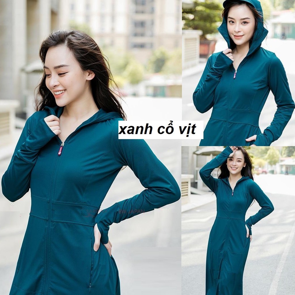 ÁO KHOÁC DÁNG DÀI GU phủ kín toàn thân tự tin đi ra nắng bảo vệ làn da