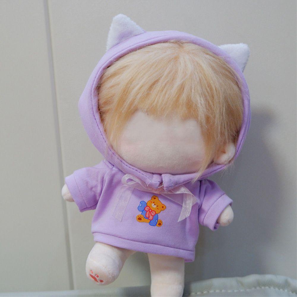 LAYOR1 Áo Len Tay Dài Hình Mèo Dễ Thương Cho Búp Bê