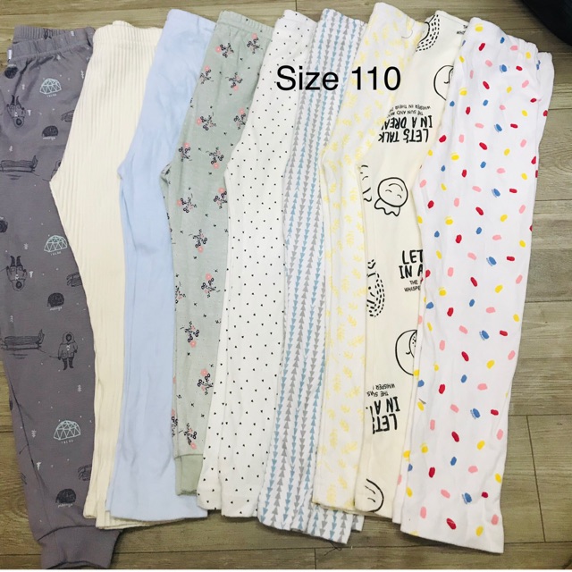 Quần cotton dài xuất hàn cho bé trai bé gái