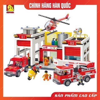 Đồ chơi lego lắp ráp xe Cứu Hoả - Đồ chơi xếp hình xe cho bé Oxford ST33319 gồm 929 mảnh ghép - Rèn luyện trí thông minh