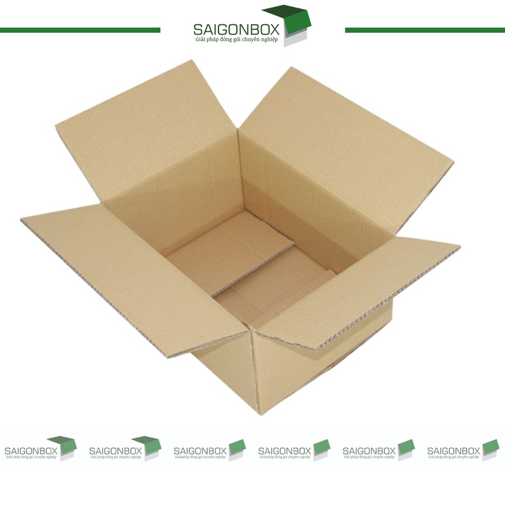 Combo 100 thùng hộp carton size 25x20x15 cm để đóng gói hàng hóa