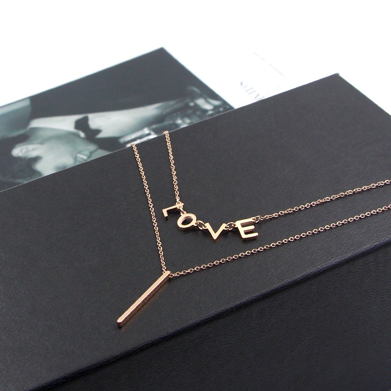 Dây chuyền nữ CDE I LOVE Necklace CDE6018GG