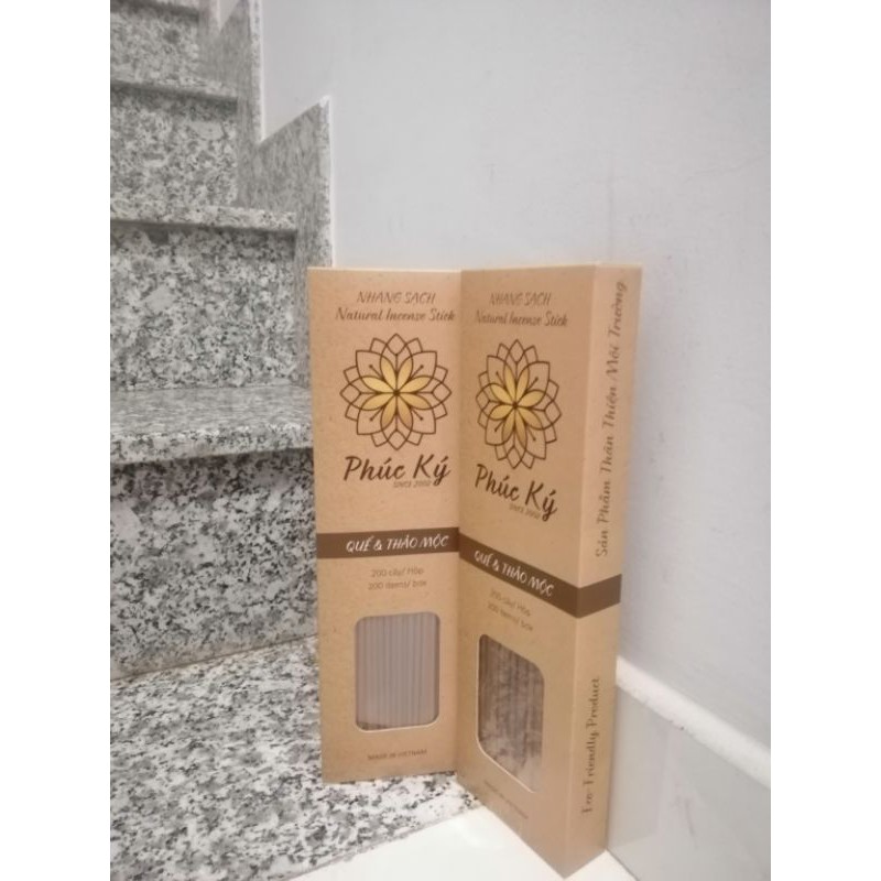 BÁN CHẠY 400 CÂY NHANG SẠCH COMBO 2 HỘP NHANG SẠCH QUẾ THẢO MỘC