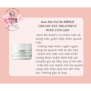 Kem Mắt ki...eh...ls Creamy Eye TreatmentWith Avocado