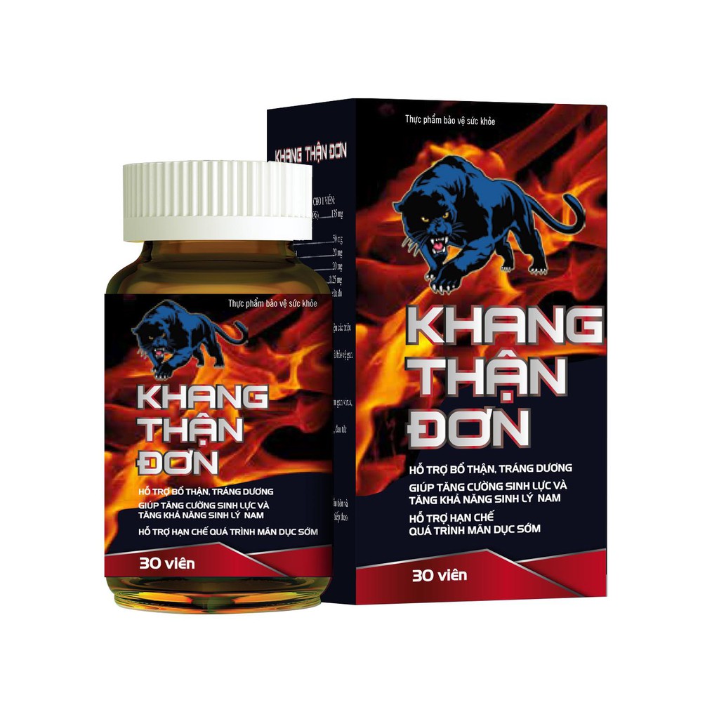 Viên uống Khang Thận Đơn - Bổ Thận Tráng Dương, Tăng Cường Sinh Lý nam - Hộp 30 viên - Top1pharmacy