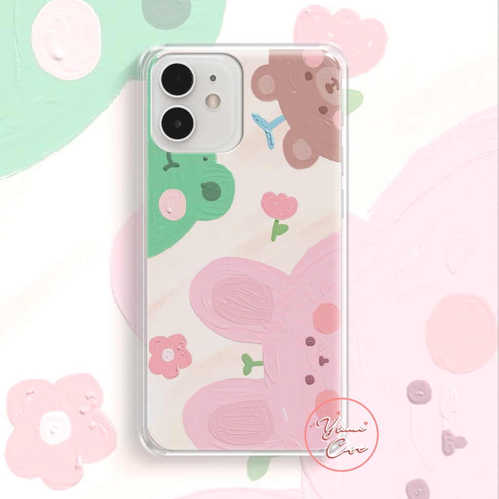 Ốp điện thoại cho Iphone Samsung Vsmart Oppo Huawei Xiaomi Vivo Nokia Realme Poco Redmi TRANH VẼ 1-2 Yumi Case