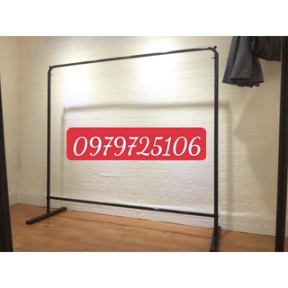 Giá đơn giá rẻ 1 tầng - dàn treo quần áo - saoof treo đồ - kệ treo shop thời trang, gia đình