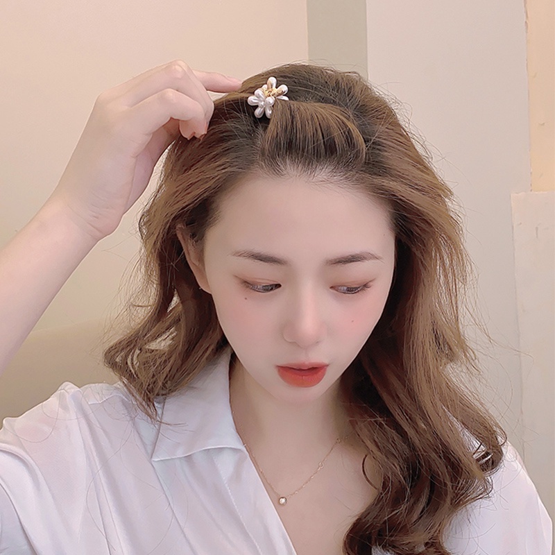 Bộ 12 Kẹp Tóc Hình Hoa Thiết Kế Đơn Giản Thời Trang Hàn Quốc