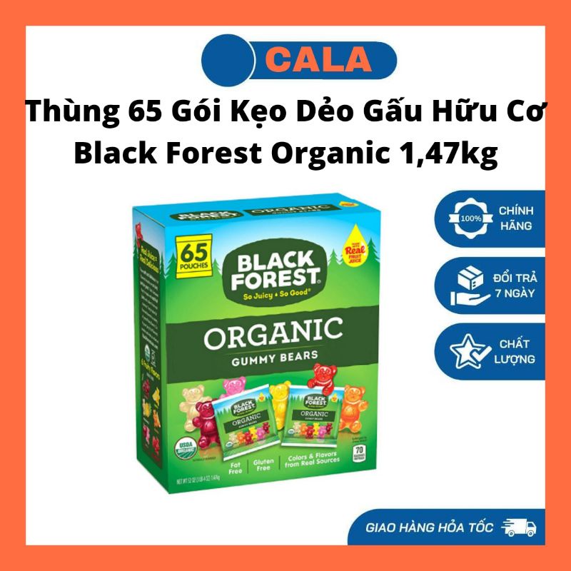 KẸO DẺO GẤU ORGANIC - BLACK FOREST ORGANIC GUMMY BEARS