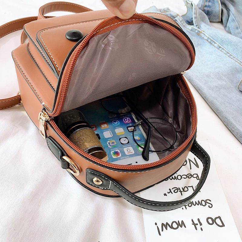 BALO MINI DA PU THỜI TRANG NỮ SIÊU XINH THÍCH HỢP ĐI CHƠI HÒ HẸN BALO XÁCH TAY PHONG CÁCH HÀN QUỐC BLN43H079