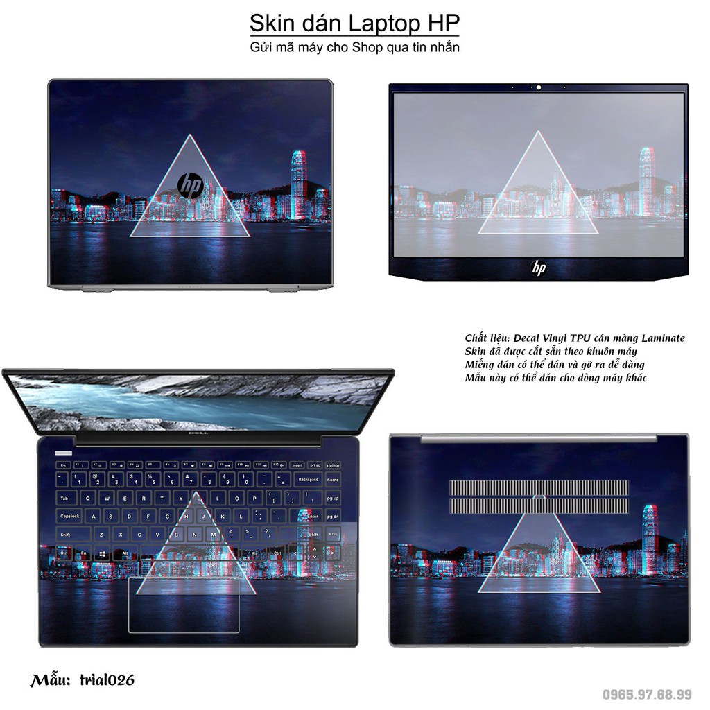 Skin dán Laptop HP in hình Đa giác _nhiều mẫu 5 (inbox mã máy cho Shop)