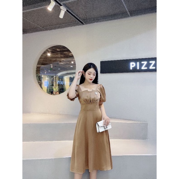 Váy xòe cách điệu vạt ngực | BigBuy360 - bigbuy360.vn