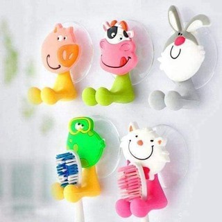 🐥🐥🐥###kẹp_bàn_chải_đánh_răng_hình_thú. set combo gồm 3 cái