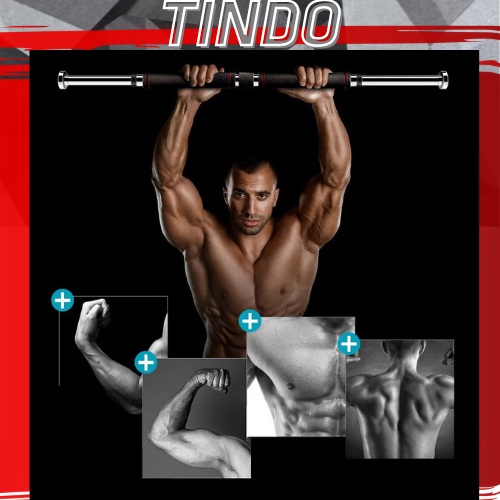 Thanh tập xà đơn treo tường TINDO nhiều cỡ từ 60-130cm tùy chỉnh phù hợp tập gym tăng cơ bắp