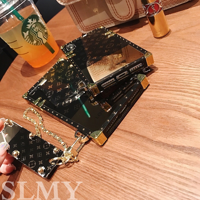 Ốp Điện Thoại Hình Vuông Tráng Gương Sang Trọng Thời Trang Cho iphone 15 14 13 11 pro max 12 x xs xr 8 7 6s 6plus