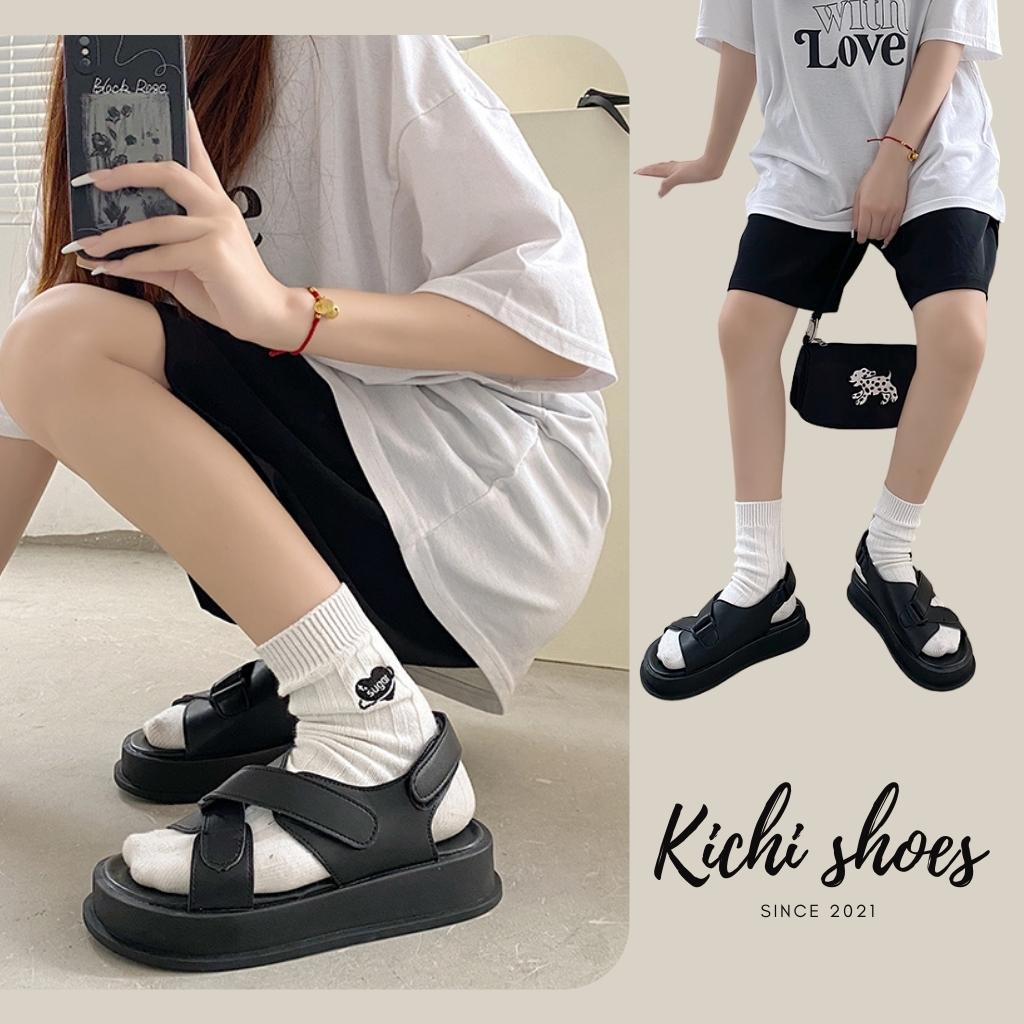 Sandals quai chéo coley Loại 1 (CÓ SẴN - GIAO NGAY) sandals ulzzang Kichi Shoes mã Q68 Q60 quai chéo