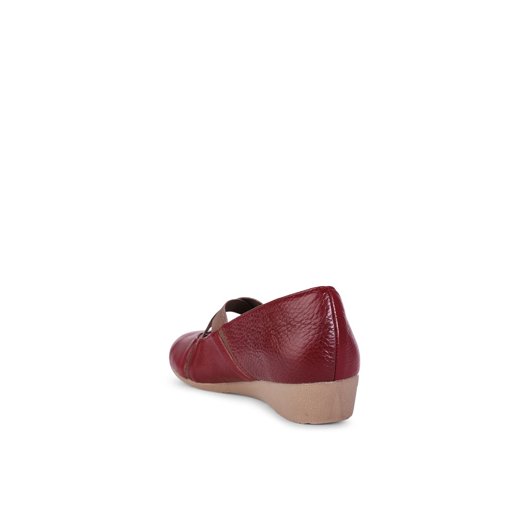 Giày búp bê da phối thun Senta BB150