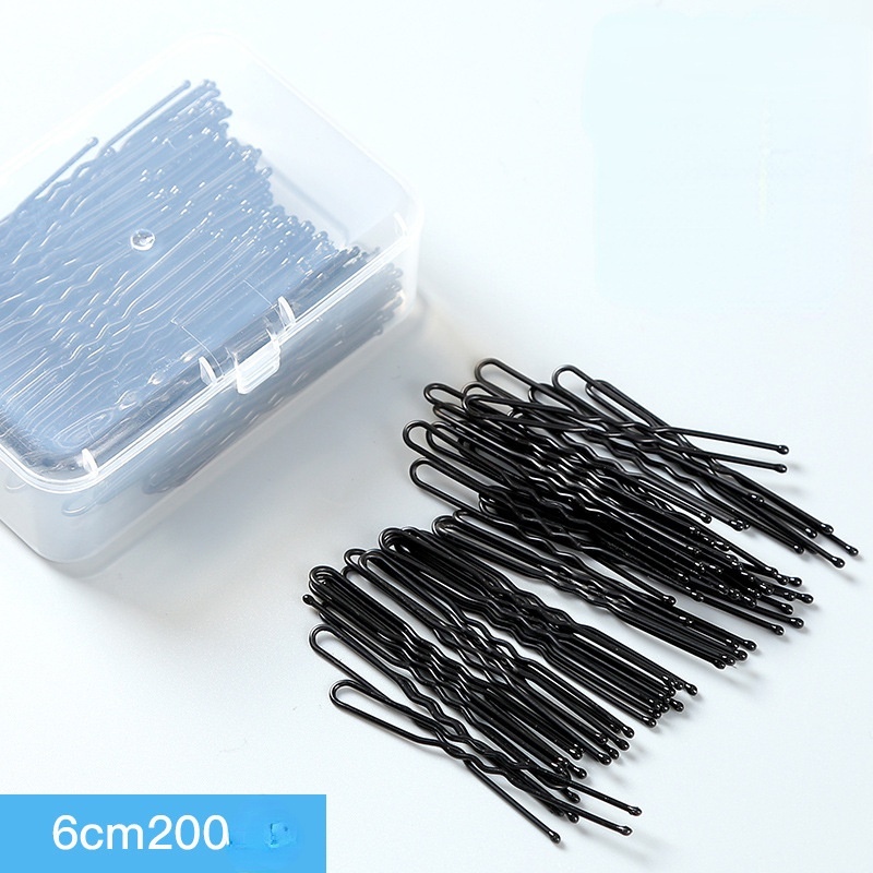 Set Kẹp Tóc Chữ U Màu Đen Đơn Giản