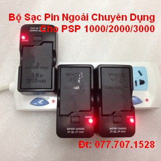 Bộ Sạc Pin Ngoài Chuyên Dụng Cho Sony PSP 1000 2000 3000 Cao Cấp | BigBuy360 - bigbuy360.vn