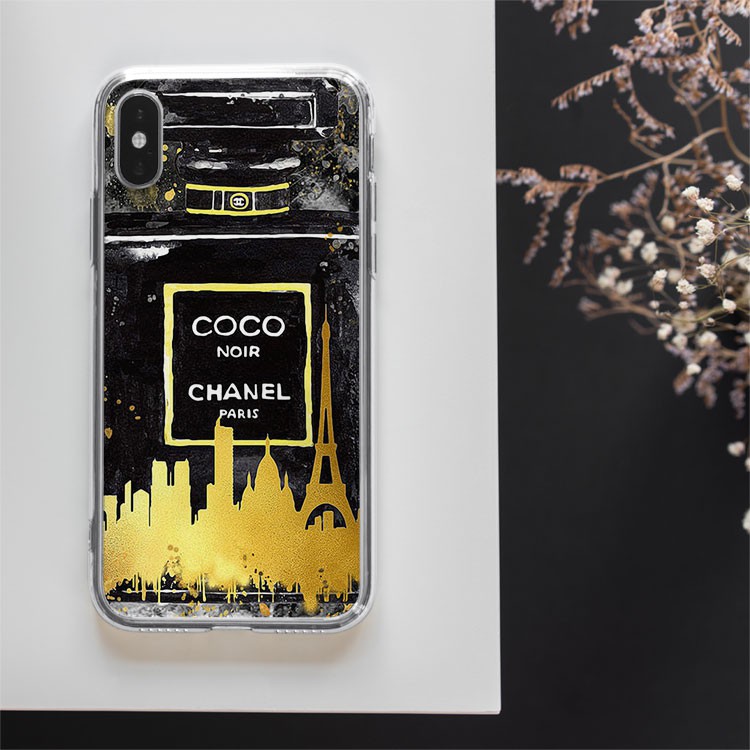 Ốp lưng Nước hoa CHANEL và những mảng màu tối đẳng cấp Iphone 5 đến Xs Max/11/11 Promax/12/12 Promax CHAPOD00147