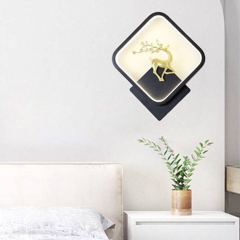 Đèn gắn tường siêu sang chảnh hình hươu(như hình)