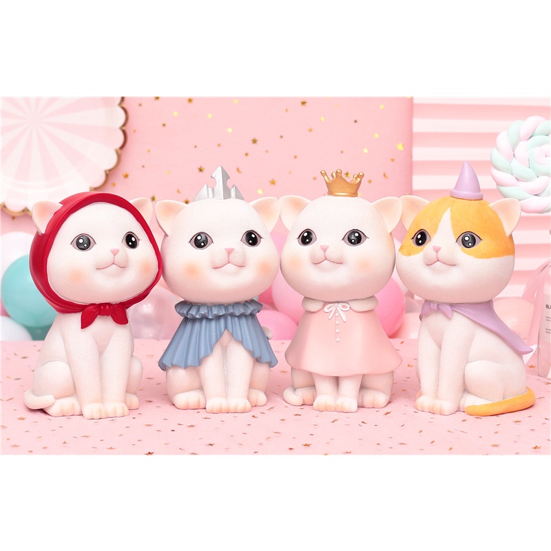 Ống Heo Tiết Kiệm Hình Công Chúa Bằng Nhựa Resin Dễ Thương Cho Bé Gái Lợn đất tiết kiệm cho bé, nhựa heo đất tiết kiệm hình con mèo cute nhiều màu sắc  tiết kiệm quà tặng con heo đất